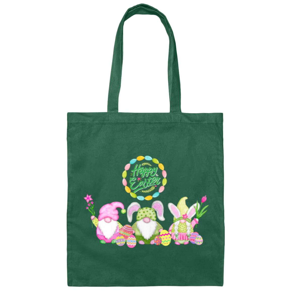 Easter Gnome Canvas Tote Bag- Use it to shop and collect Easter Eggs