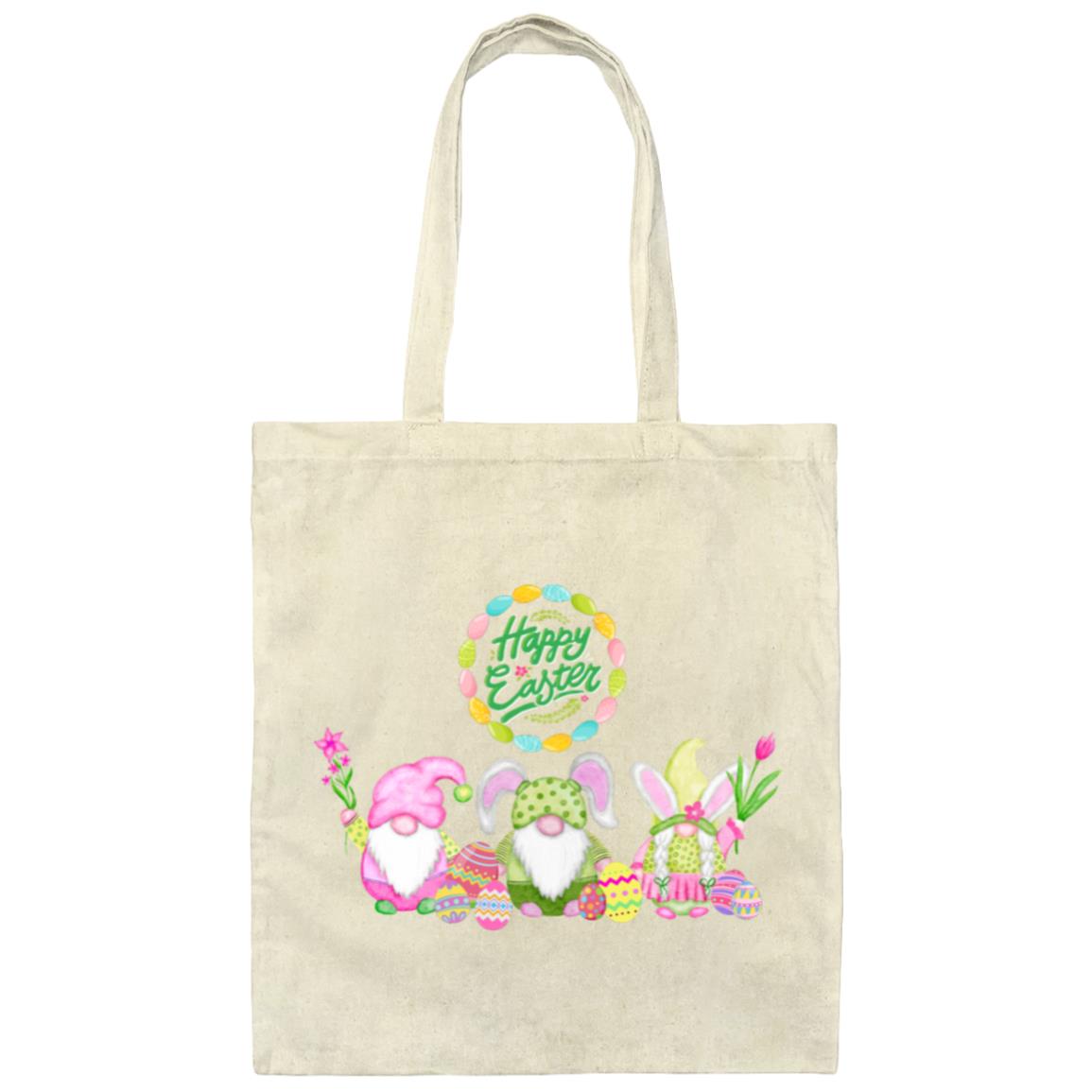 Easter Gnome Canvas Tote Bag- Use it to shop and collect Easter Eggs