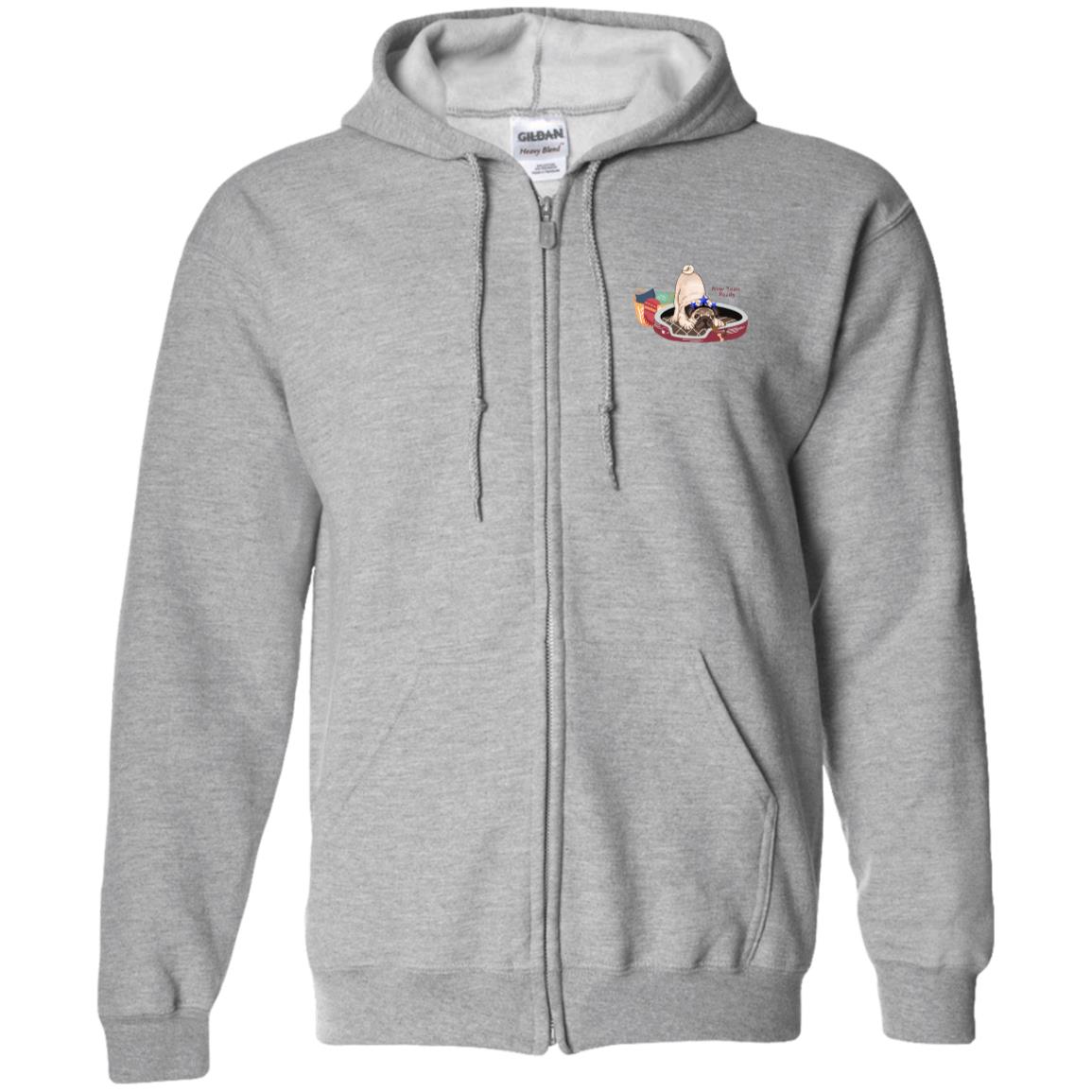 Love Pugs? Enjoy this cute pug who is getting New Years Ready Sweatshirt
