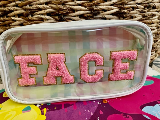 ON SALE FOR A LIMITED TIME Make Up Bag-FACE