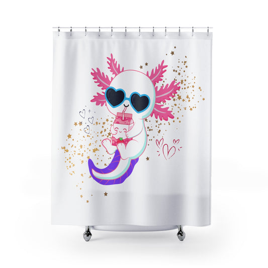 Axolotl Shower Curtain