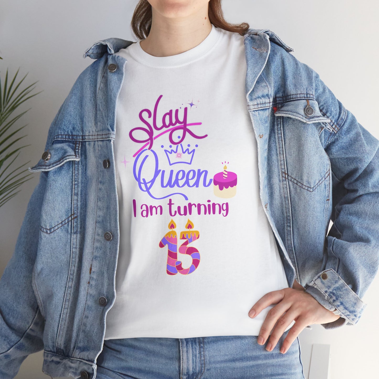 Slay Queen 13th Birthday Tee