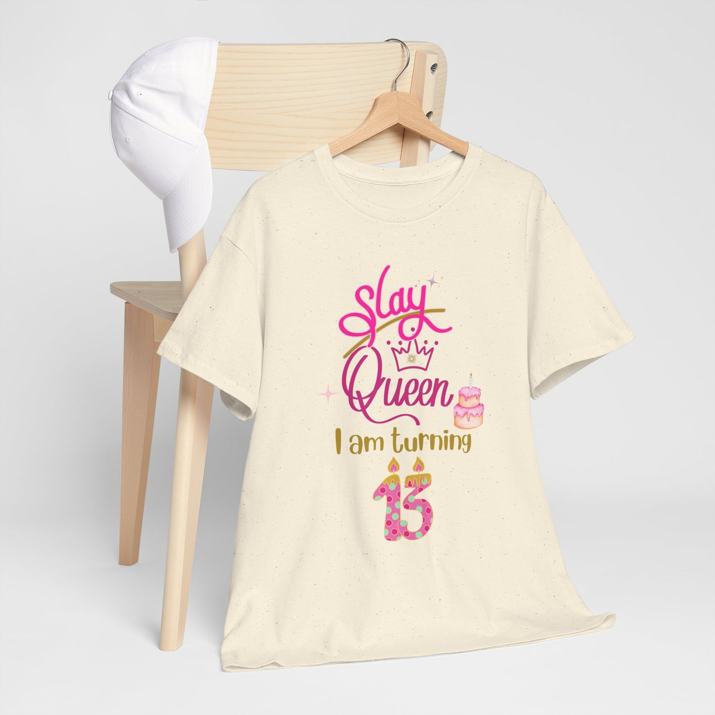 Slay Queen 13th Birthday Tee