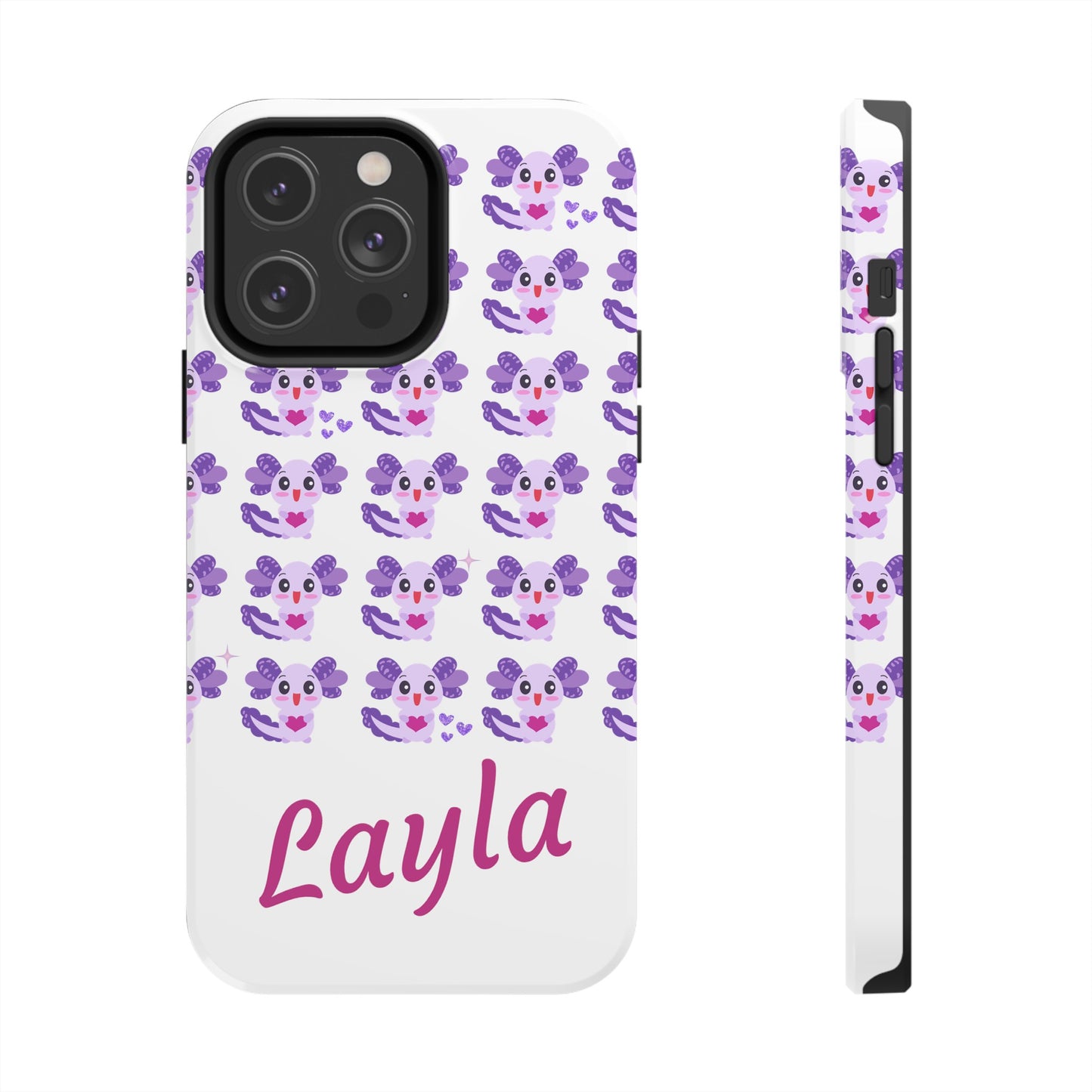 Personalized Axolotl Phone Case- Preppy