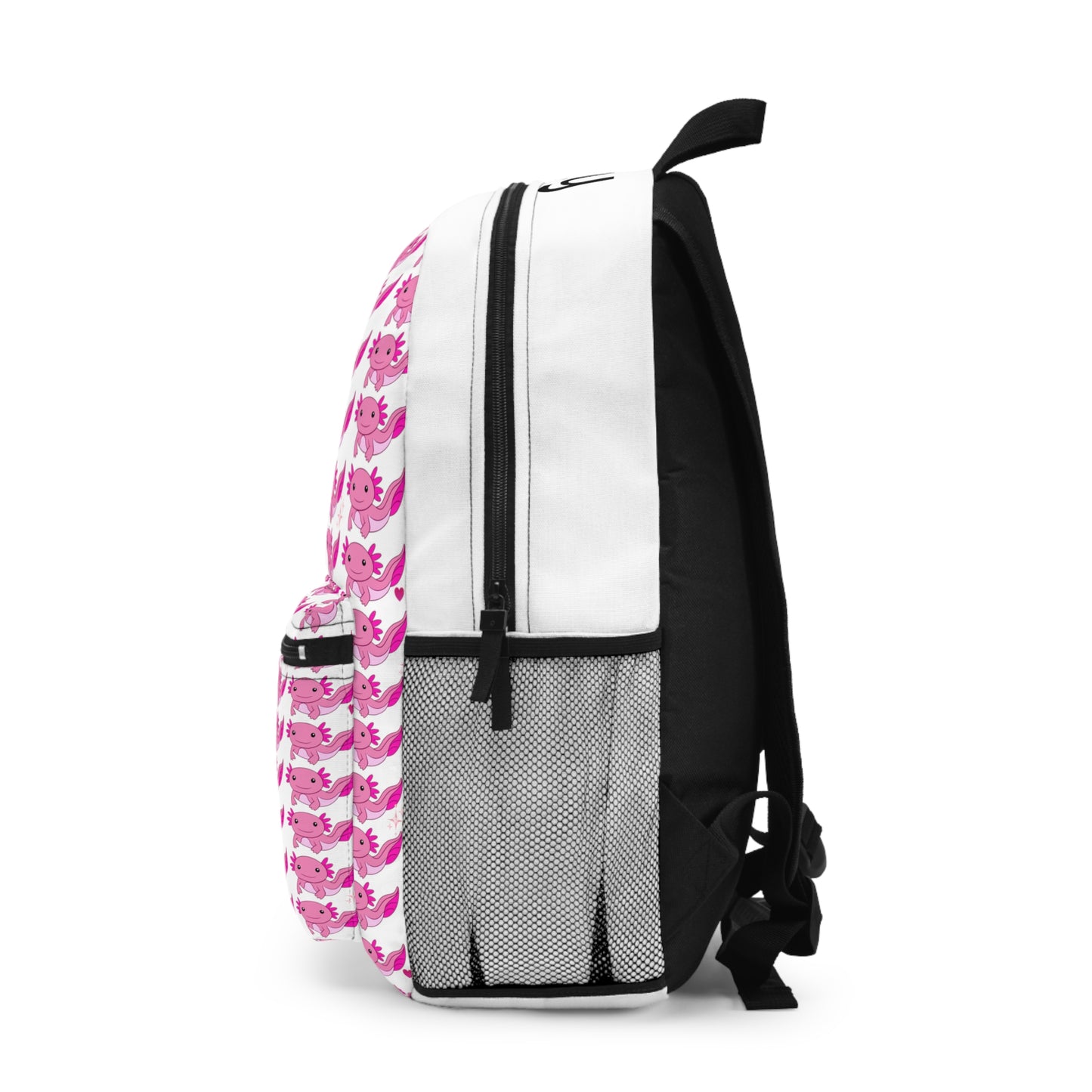 Personalized Pink Axolotl Backpack