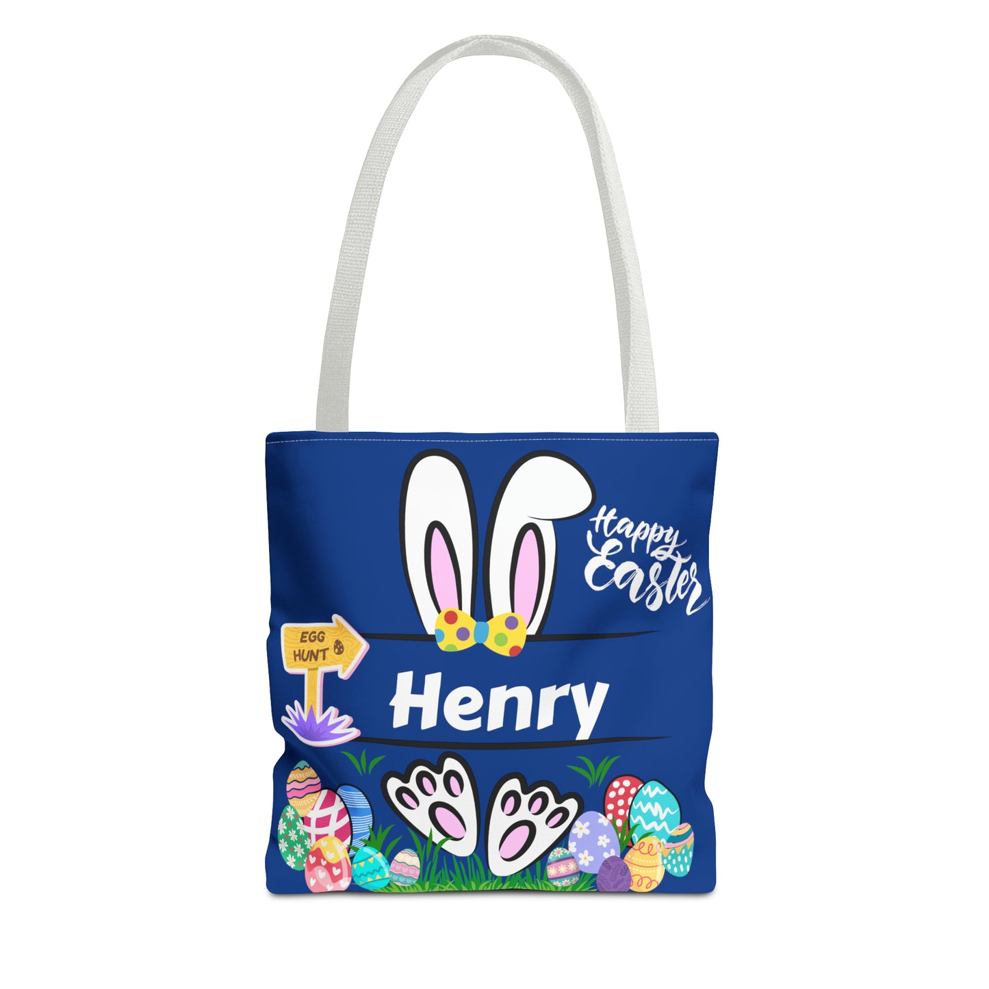 Personalized Easter Tote Bag for Kids - Customizable with Your Child's Name