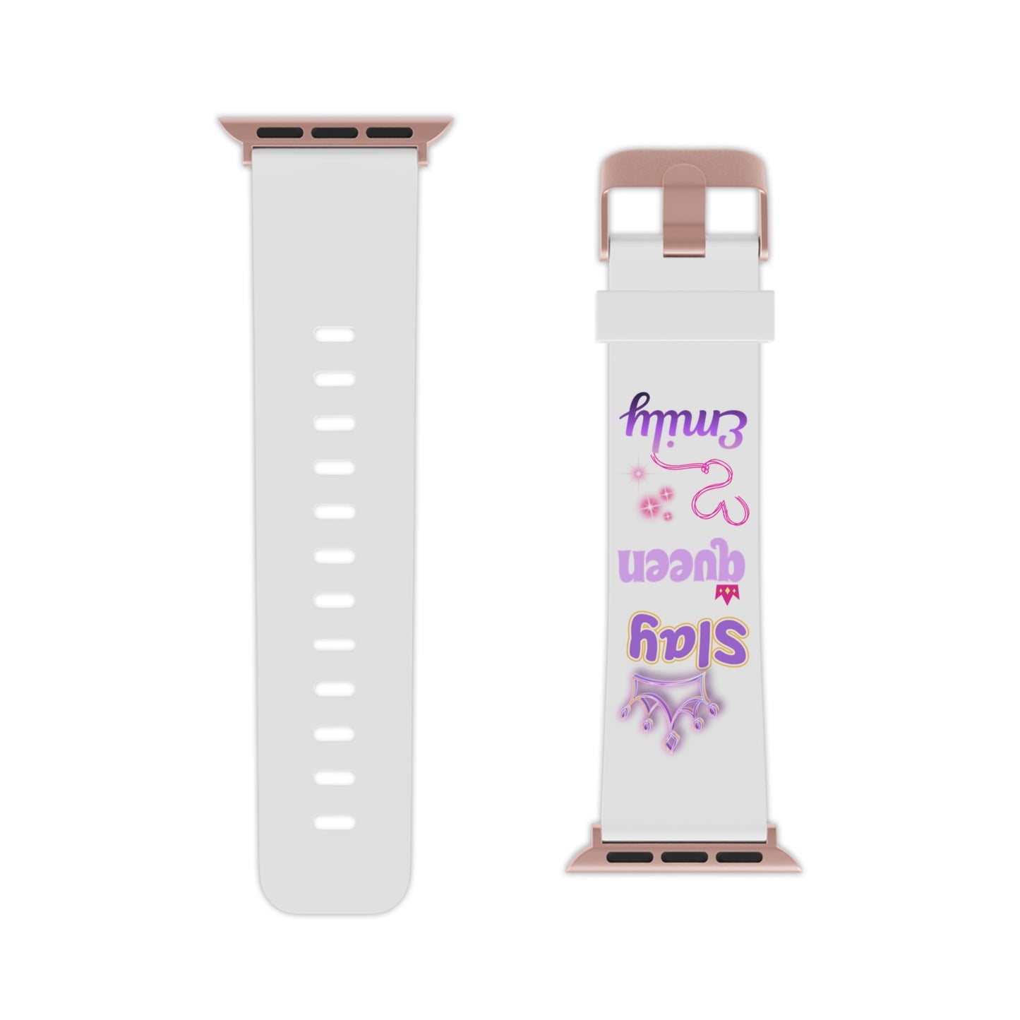 Slay Queen Personalized Apple Watch Band
