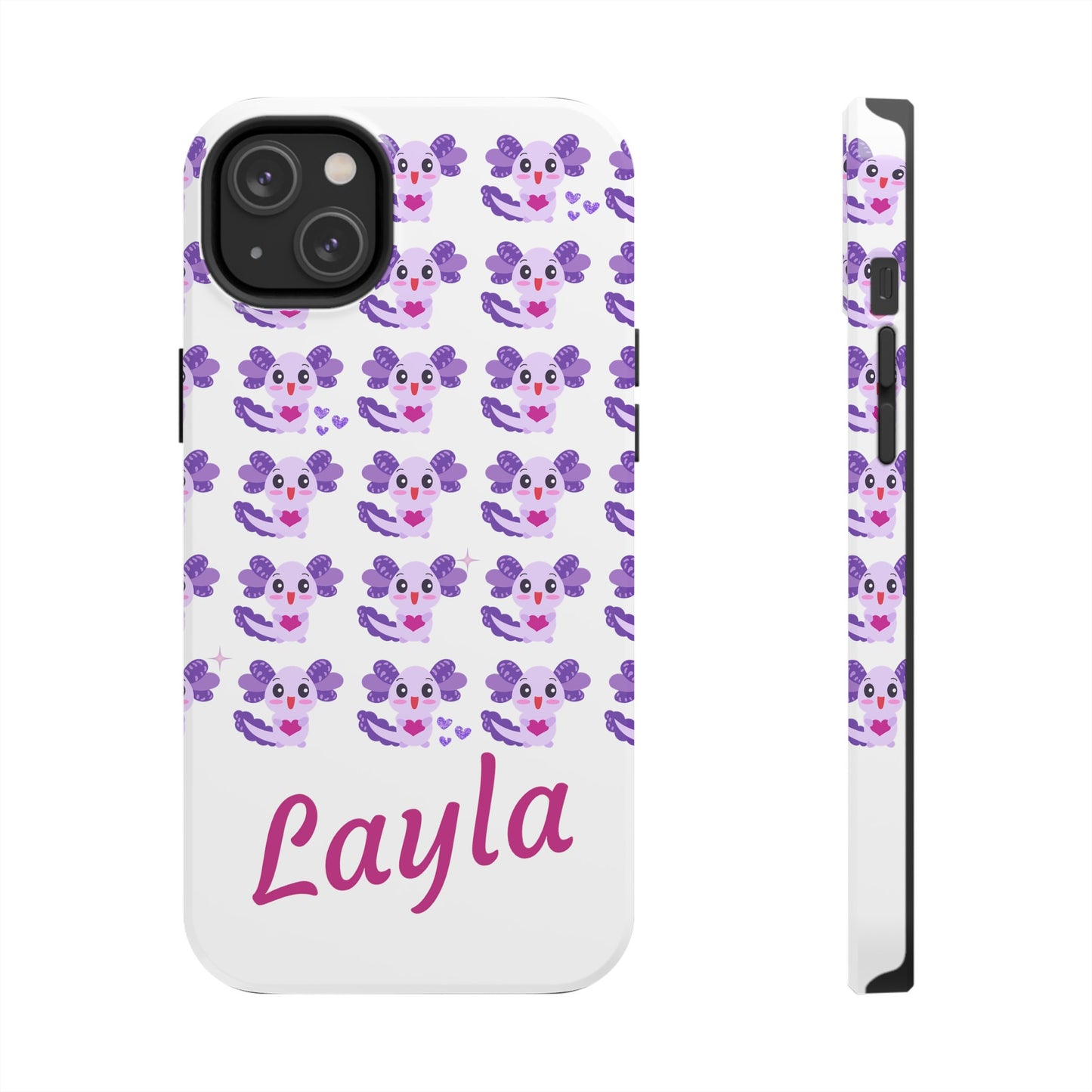 Personalized Axolotl Phone Case- Preppy