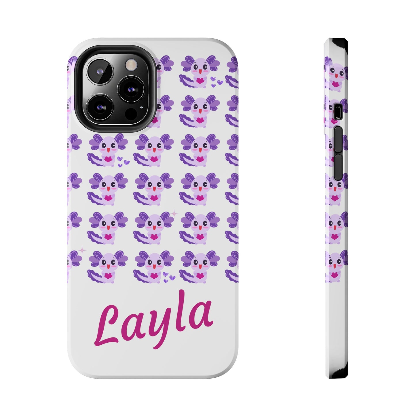 Personalized Axolotl Phone Case- Preppy