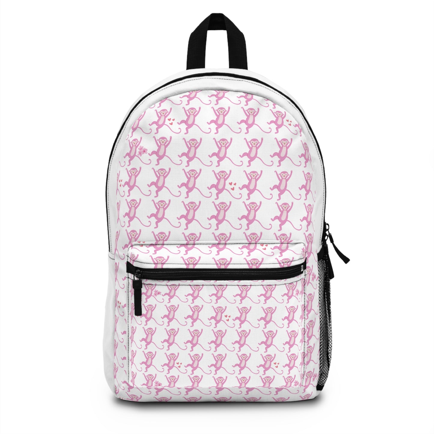 Monkey Preppy Pink Backpack