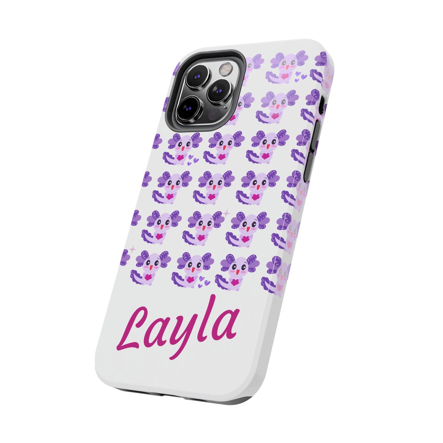 Personalized Axolotl Phone Case- Preppy