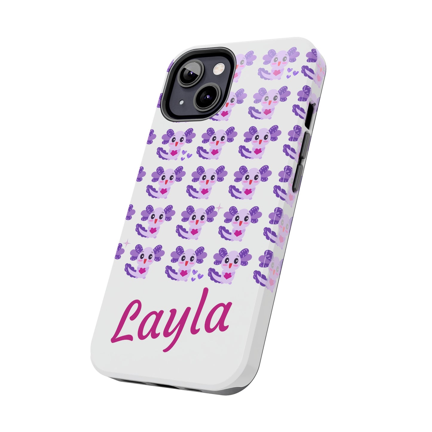 Personalized Axolotl Phone Case- Preppy