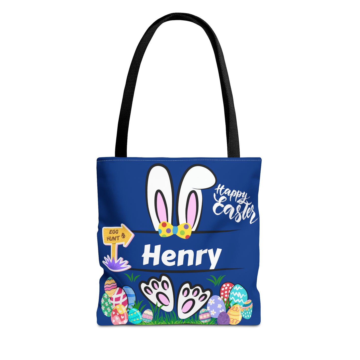 Personalized Easter Tote Bag for Kids - Customizable with Your Child's Name