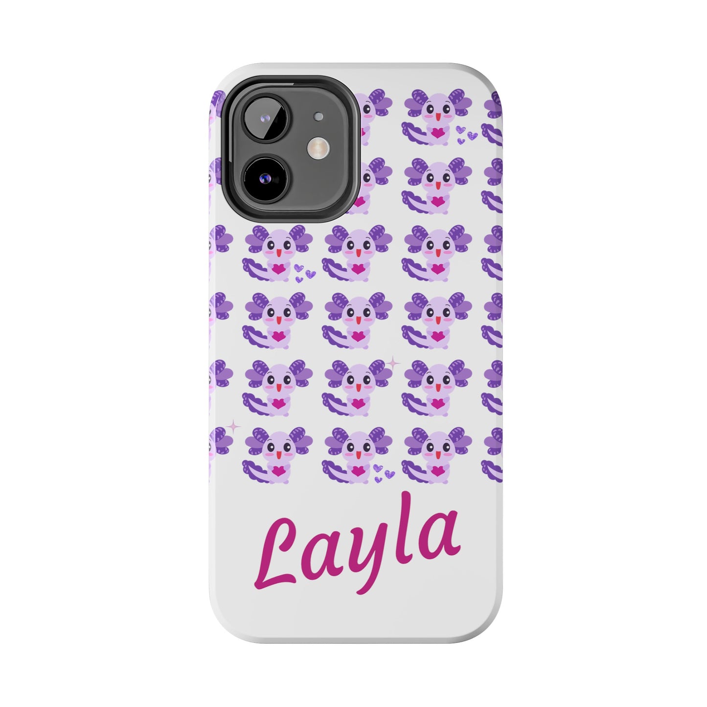 Personalized Axolotl Phone Case- Preppy