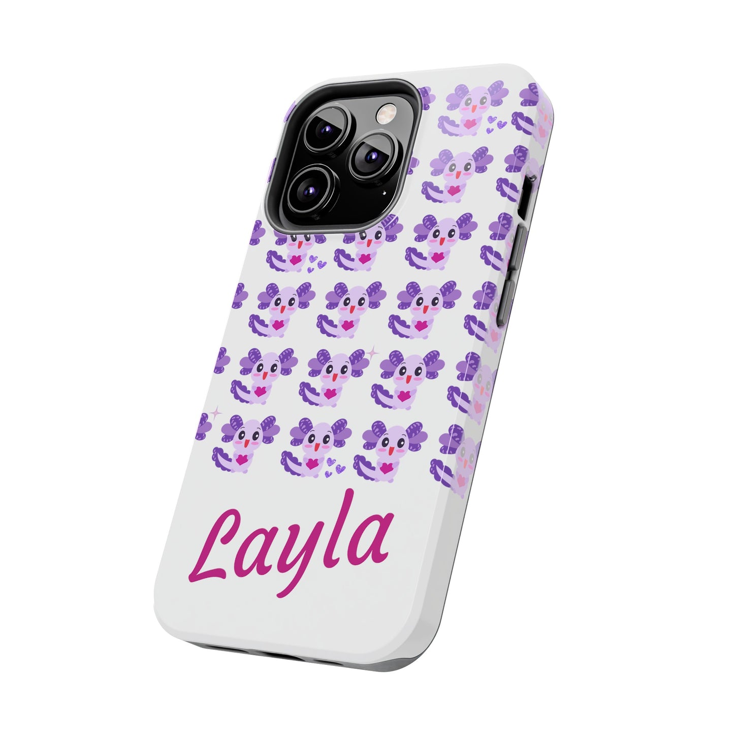 Personalized Axolotl Phone Case- Preppy