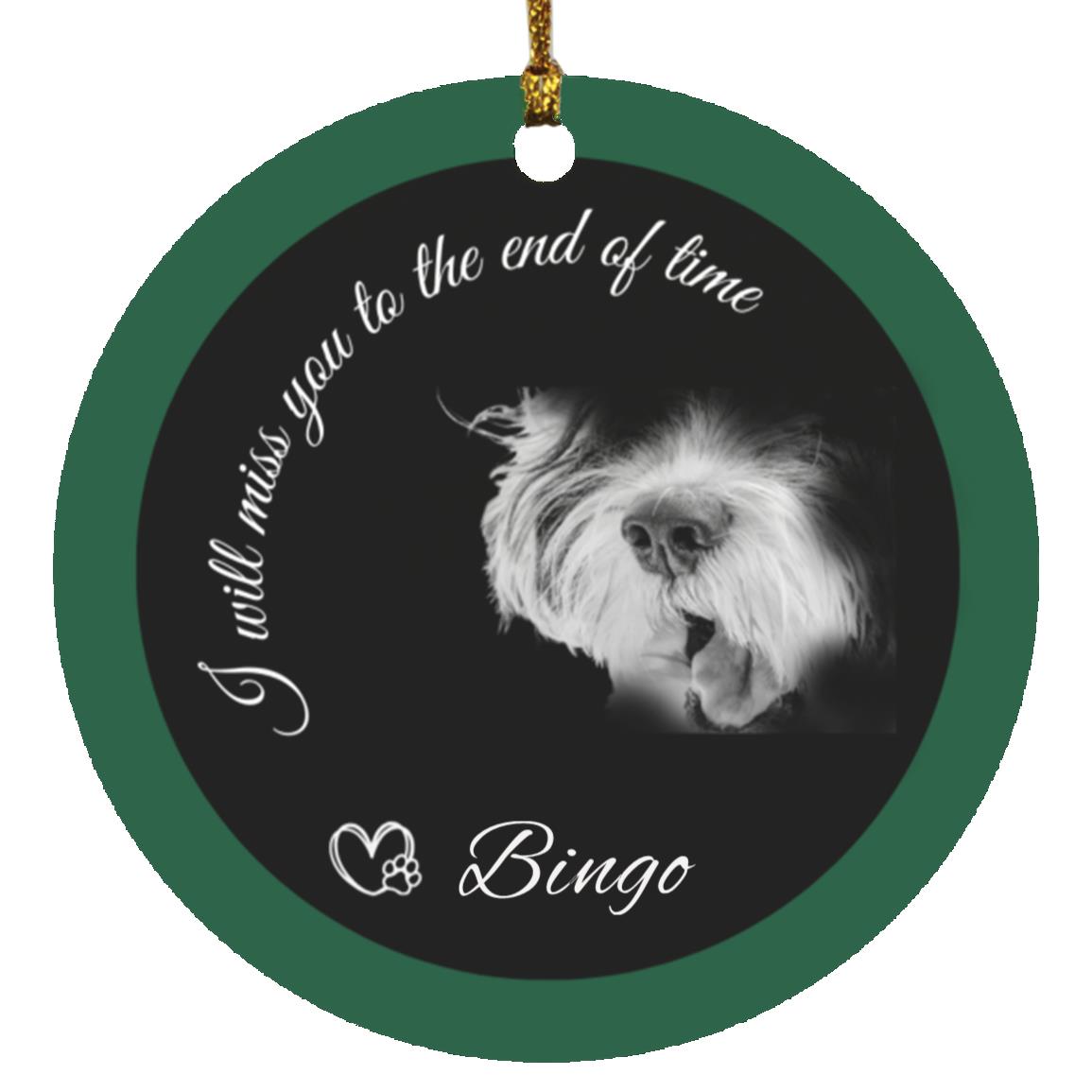 Personalized Dog Loss Christmas Ornament- FREE Customization