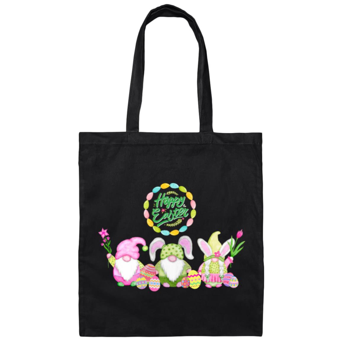 Easter Gnome Canvas Tote Bag- Use it to shop and collect Easter Eggs