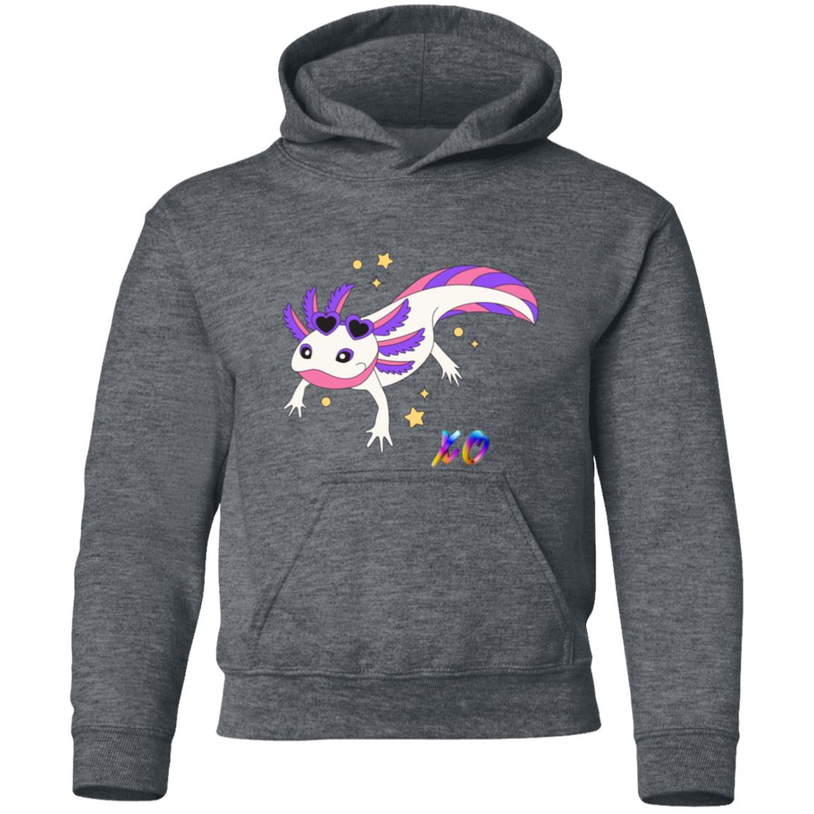 XOXO Axolotl Youth Pullover Hoodie