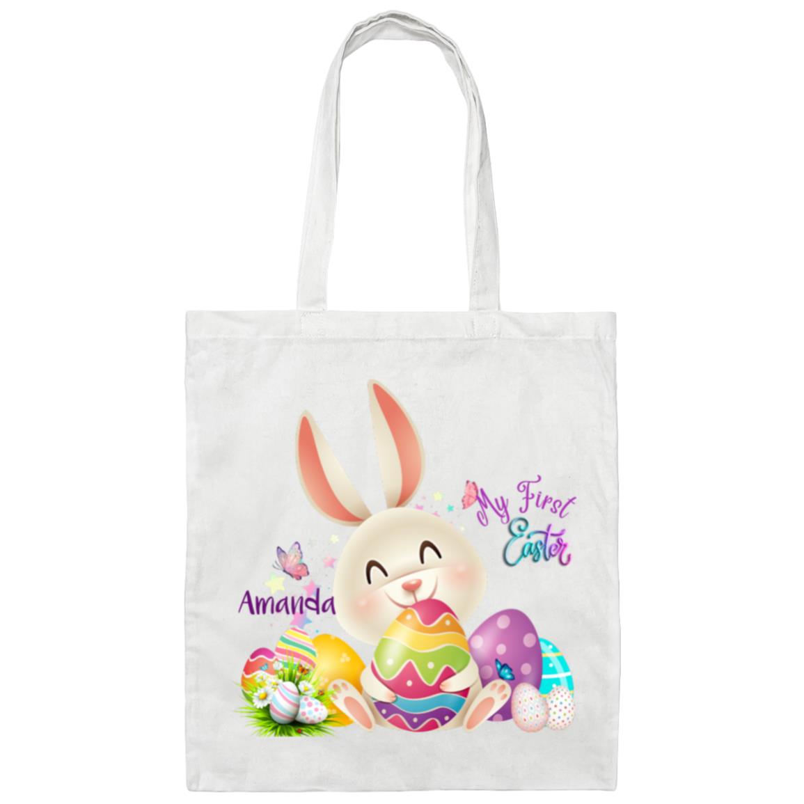 Personalized My First Easter Tote Bag