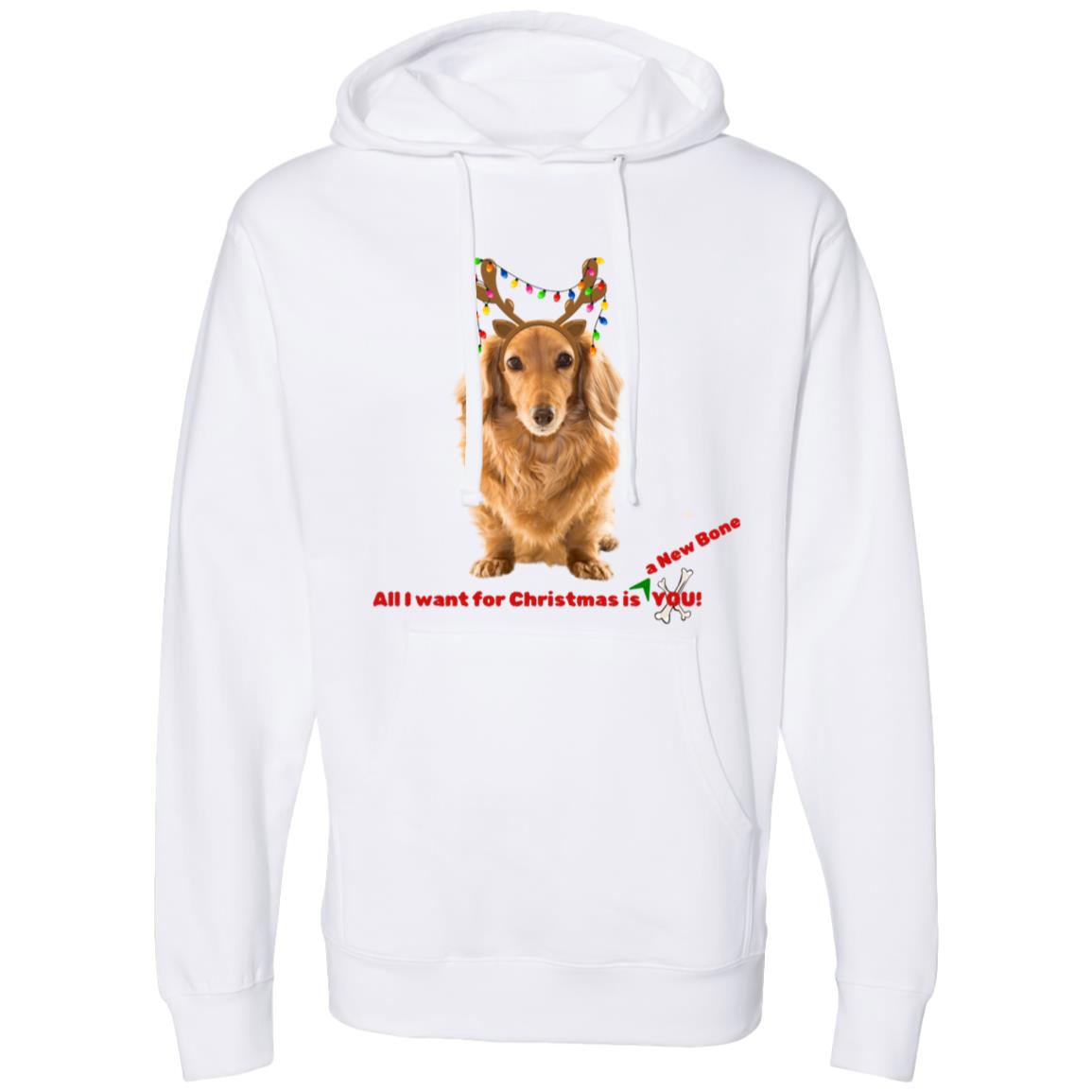 Daschund Christmas Hooded Sweatshirt