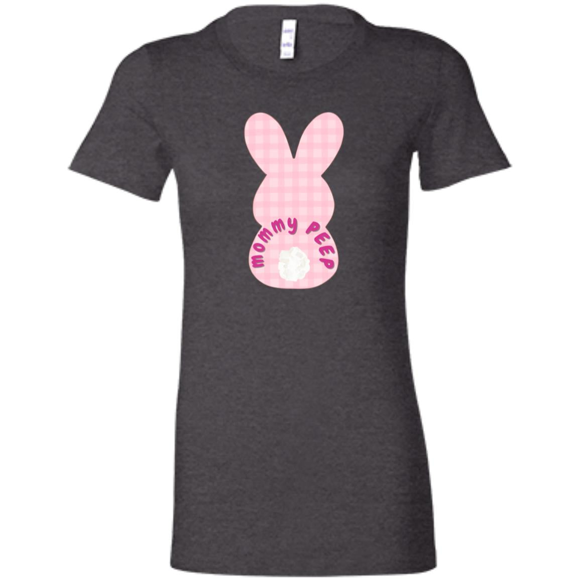 Easter Mommy Peep Matching Ladies Easter Tee Shirt