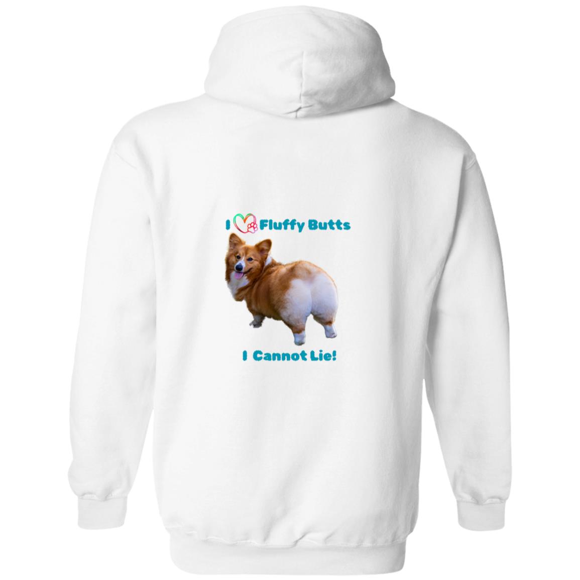 Love Corgi Fluff Pullover Hoodie