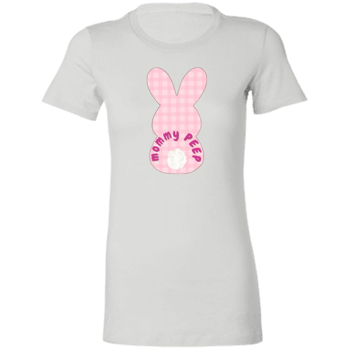 Easter Mommy Peep Matching Ladies Easter Tee Shirt