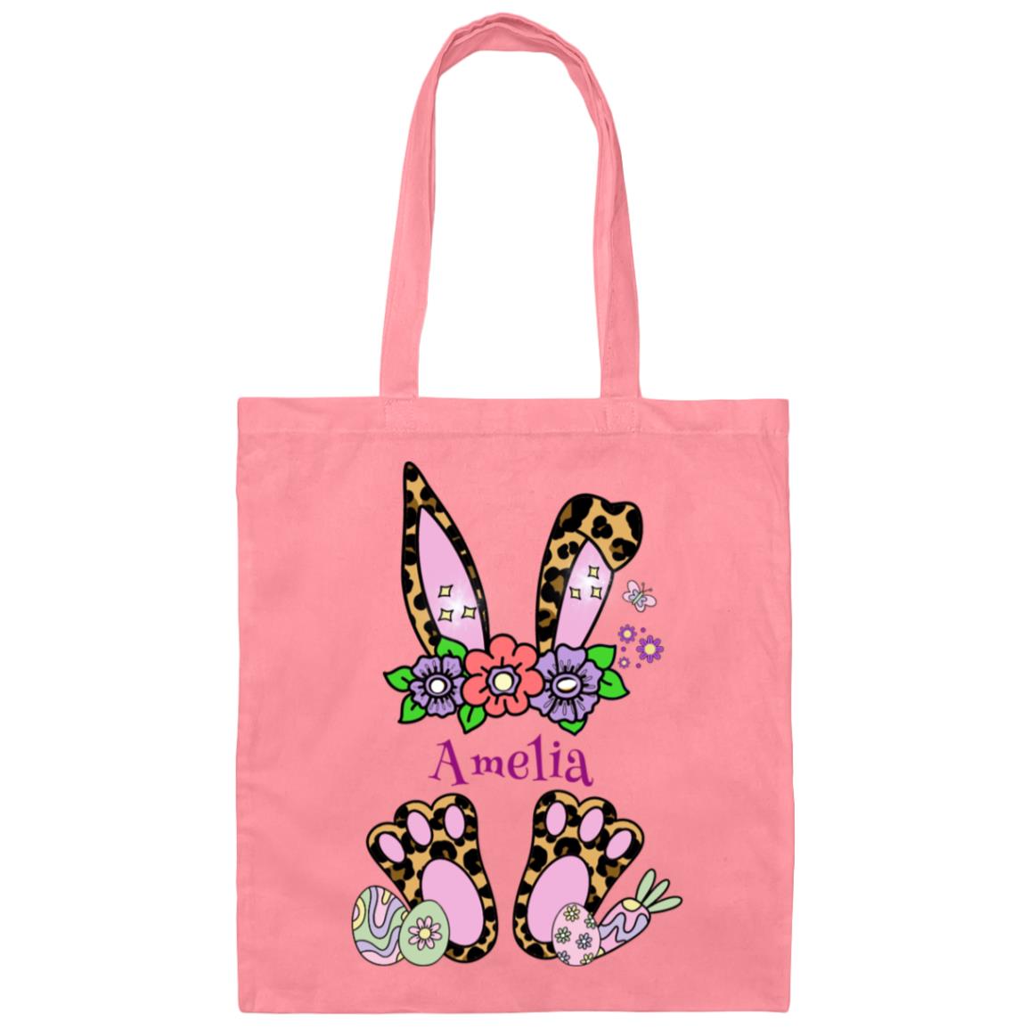 Personalized Easter Canvas Tote Bag- Free Shipping