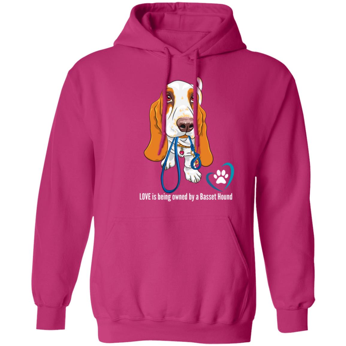 Basset Hound Pullover Hoodie