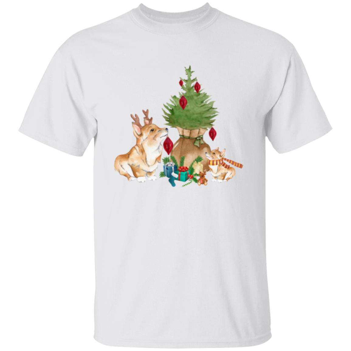 Corgi Christmas Tee Shrt