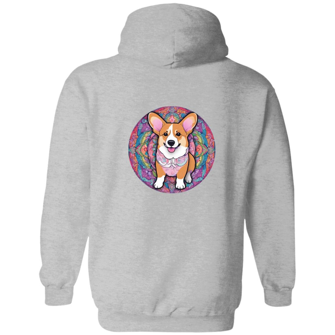 Crazy Corgi Pullover Hoodie- MORE COLOR OPTIONS