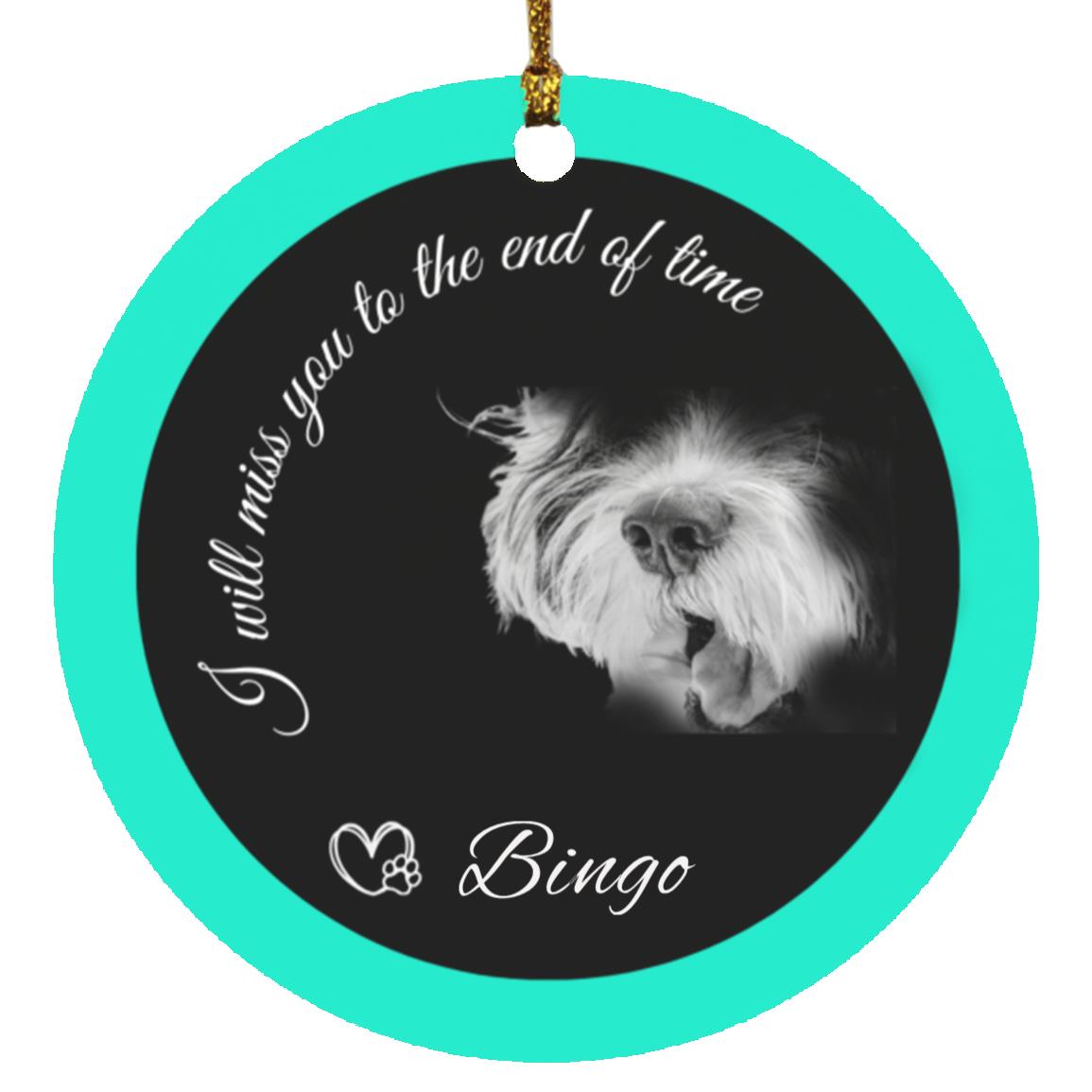 Personalized Dog Loss Christmas Ornament- FREE Customization