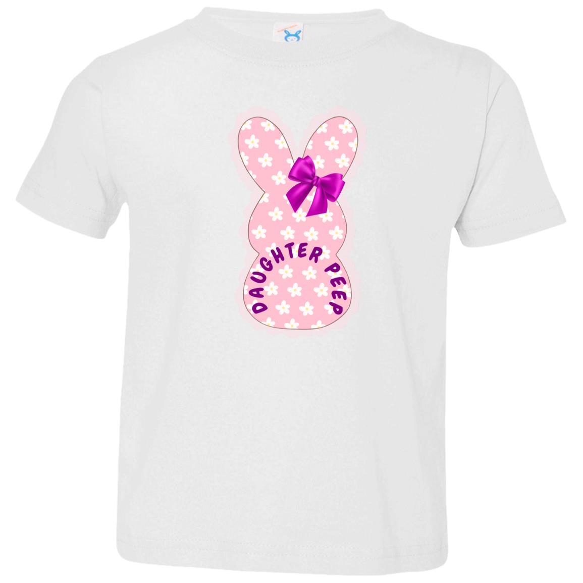 Easter Daughter Peep Toddler Tee- Mommy and Daughter Matching Easter Tees