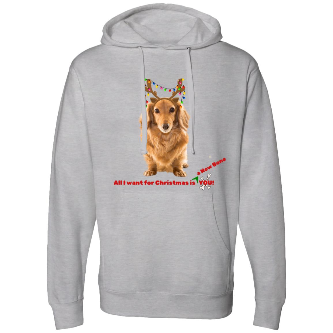 Daschund Christmas Hooded Sweatshirt