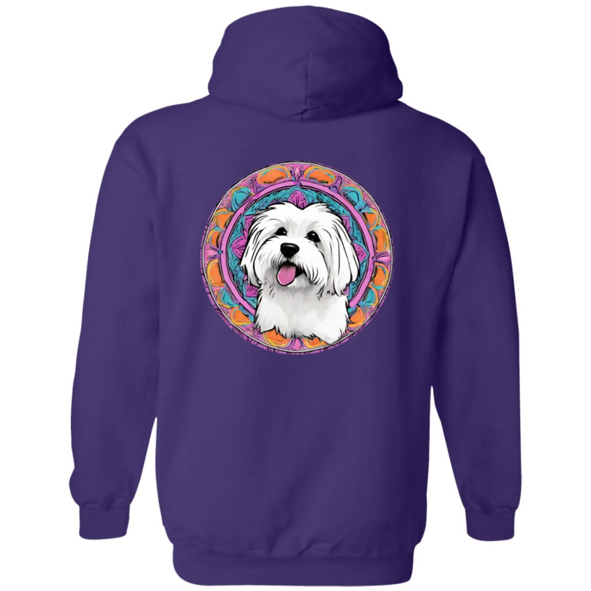 Coton de Tulear Zip Up Hooded Sweatshirt