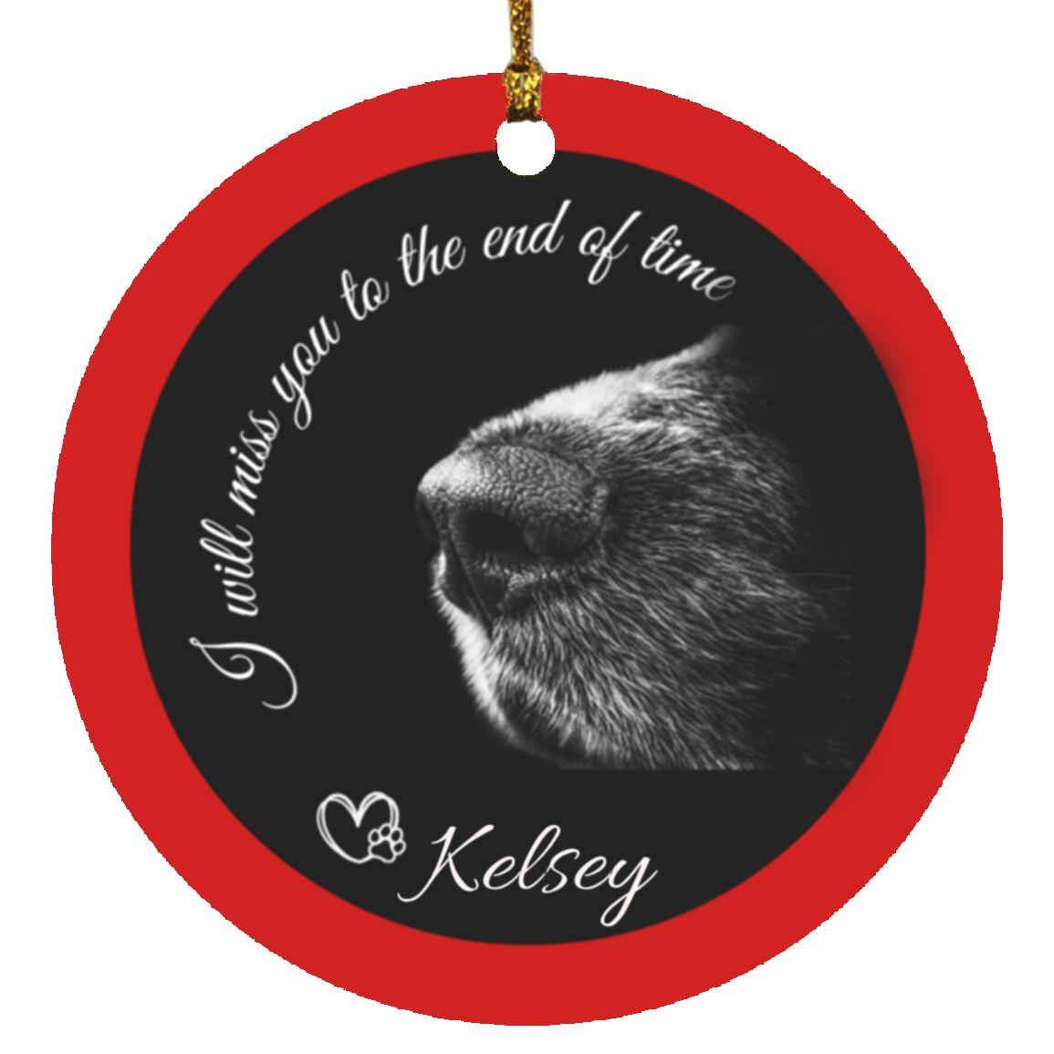 Honoring a Dog-Christmas Ornament