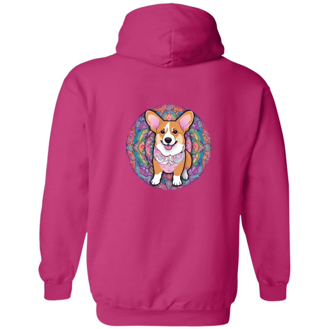 Crazy Corgi Pullover Hoodie- MORE COLOR OPTIONS