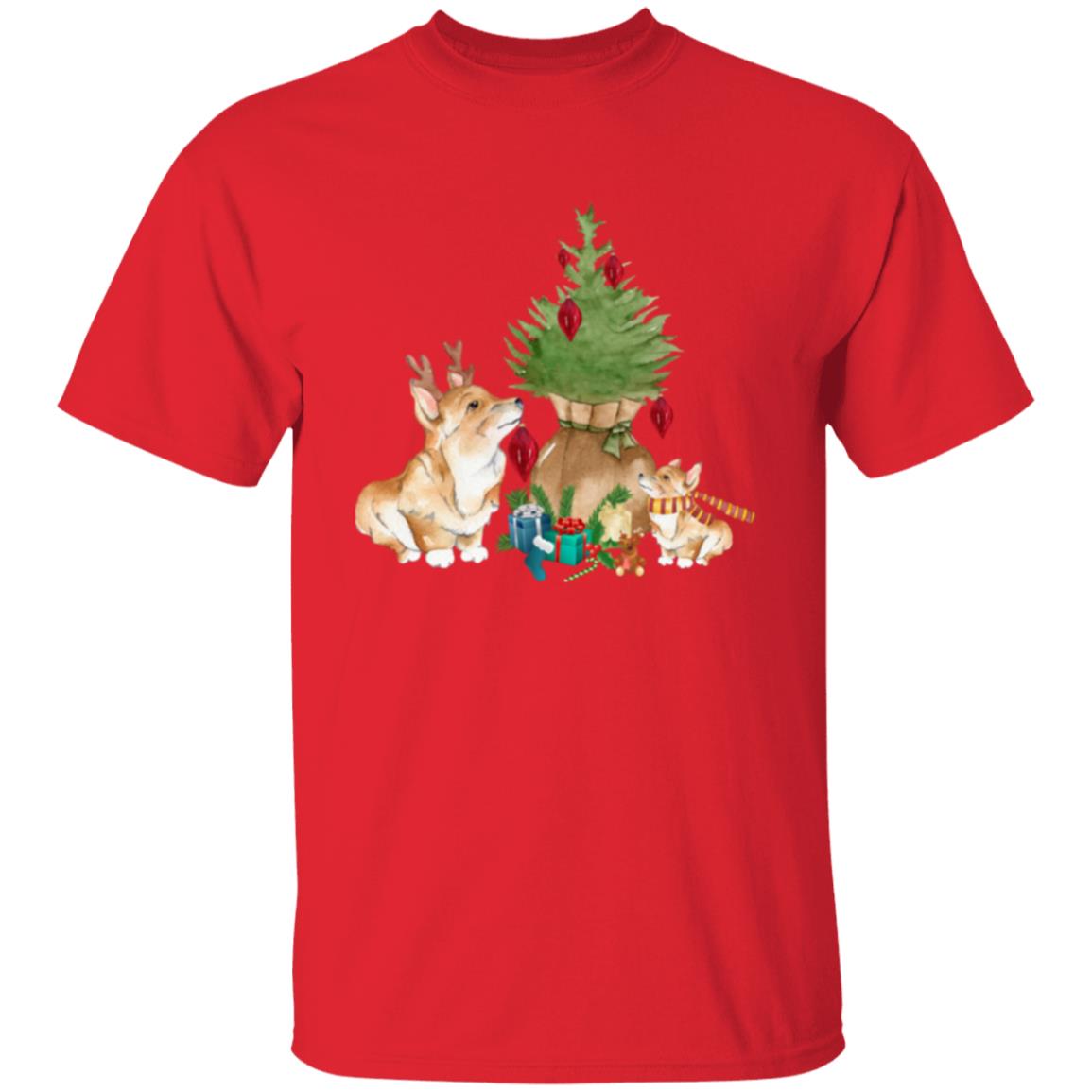 Corgi Christmas Tee Shrt