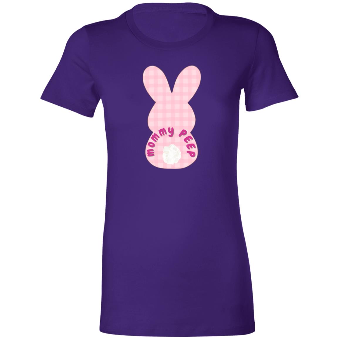 Easter Mommy Peep Matching Ladies Easter Tee Shirt