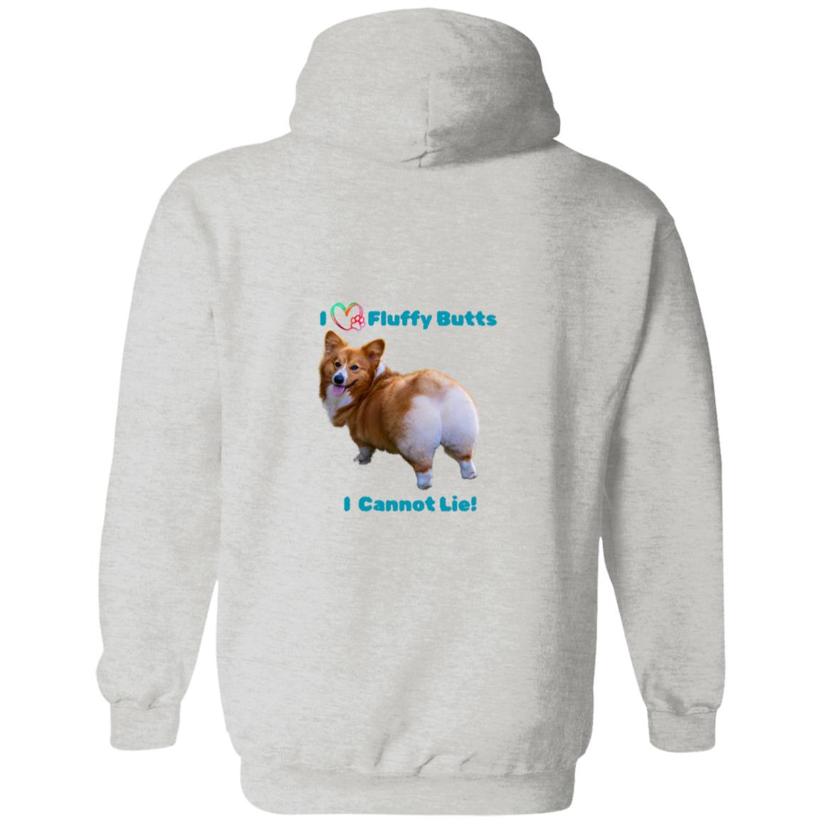 Love Corgi Fluff Pullover Hoodie