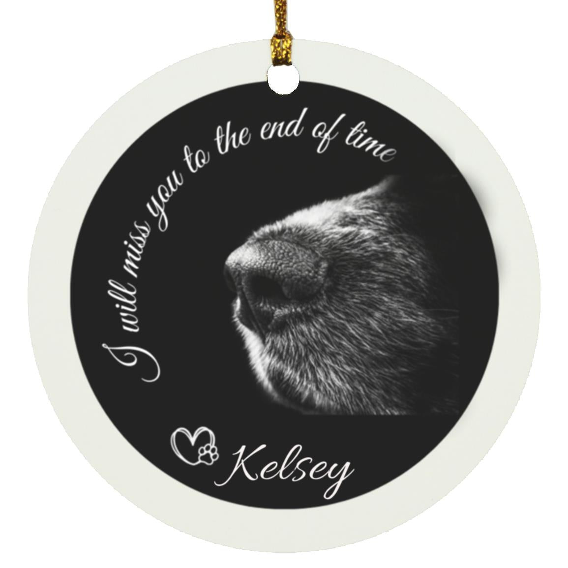 Honoring a Dog-Christmas Ornament