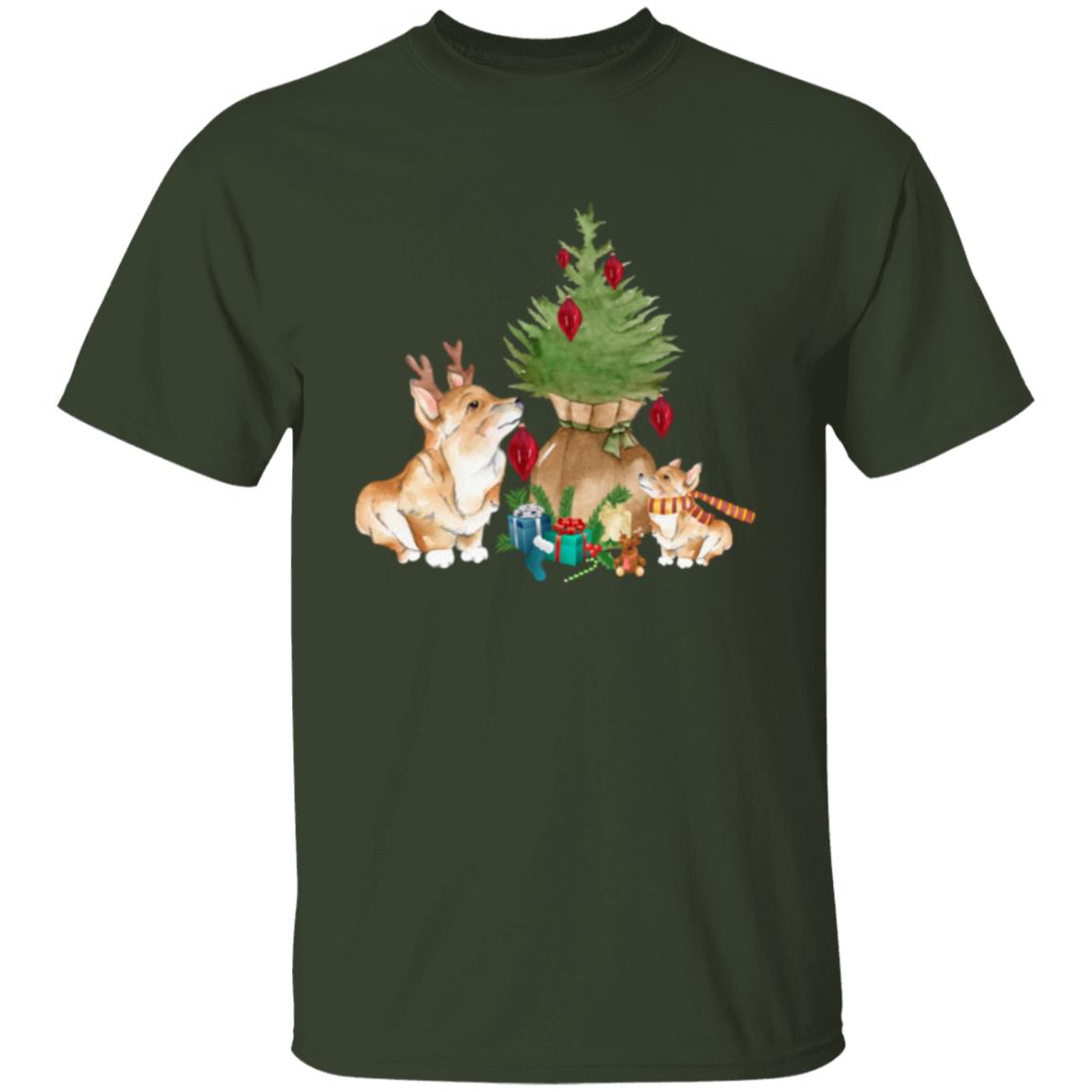 Corgi Christmas Tee Shrt