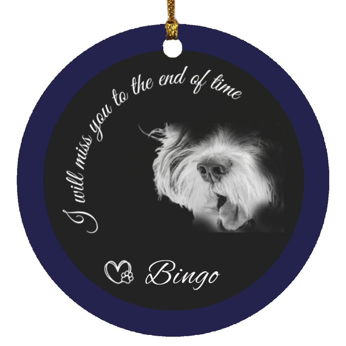 Personalized Dog Loss Christmas Ornament- FREE Customization