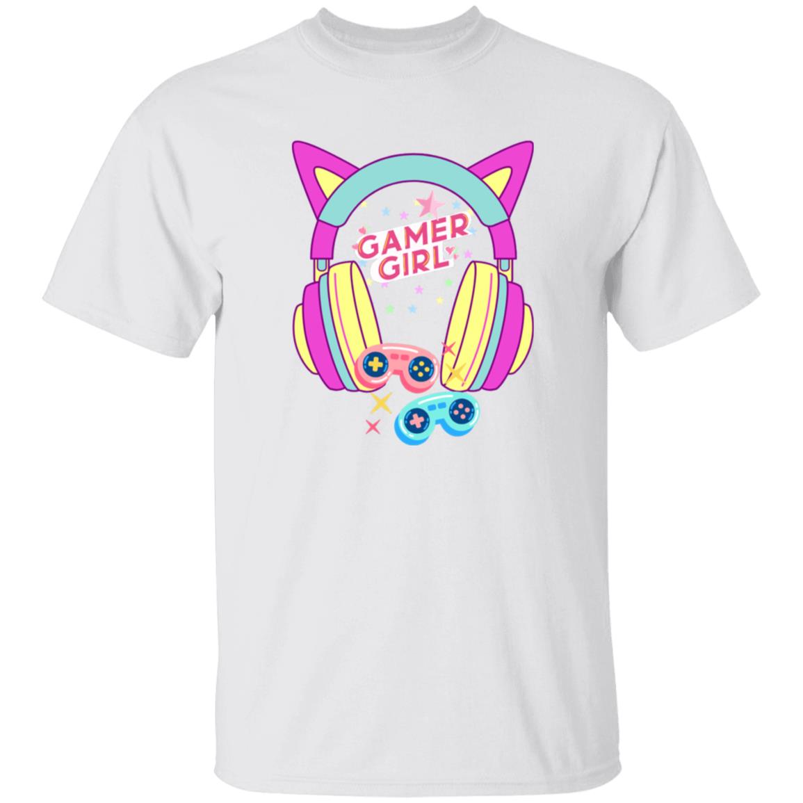 Youth Gamer Girl Tee Shirt- Let's Game!