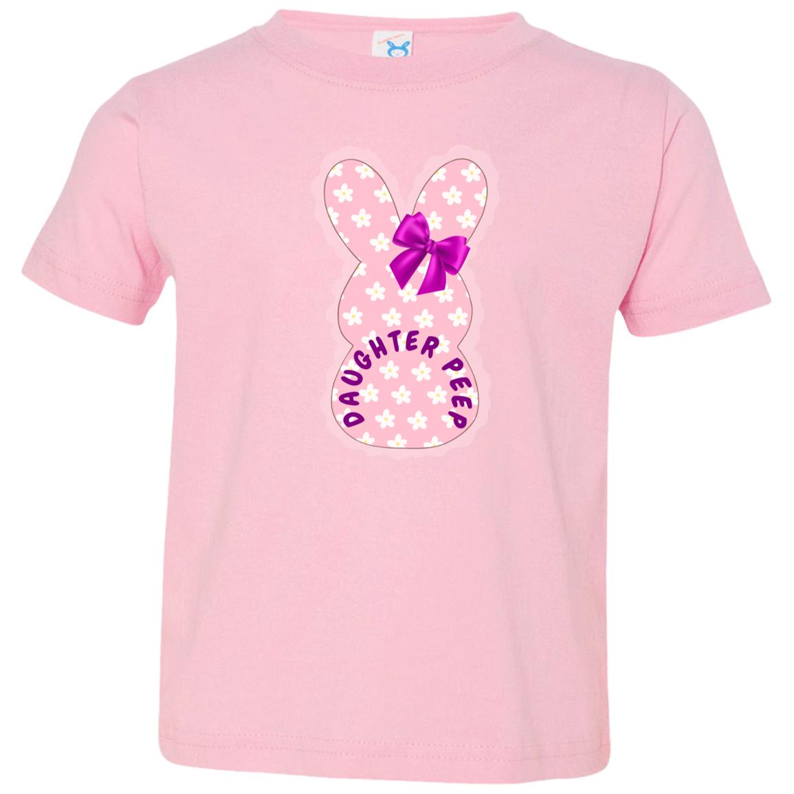 Easter Daughter Peep Toddler Tee- Mommy and Daughter Matching Easter Tees