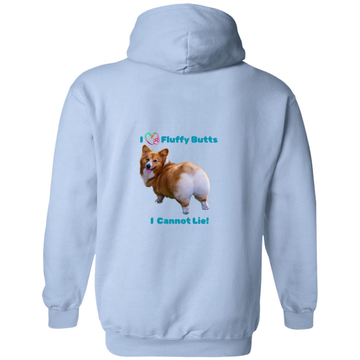 Love Corgi Fluff Pullover Hoodie