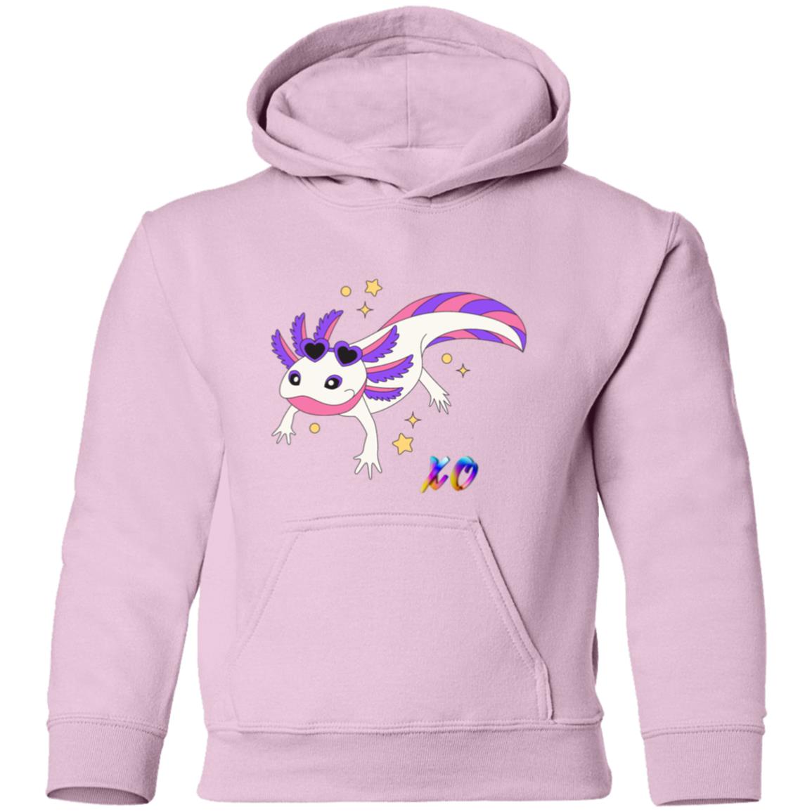 XOXO Axolotl Youth Pullover Hoodie