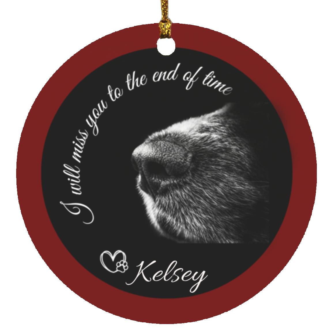 Honoring a Dog-Christmas Ornament