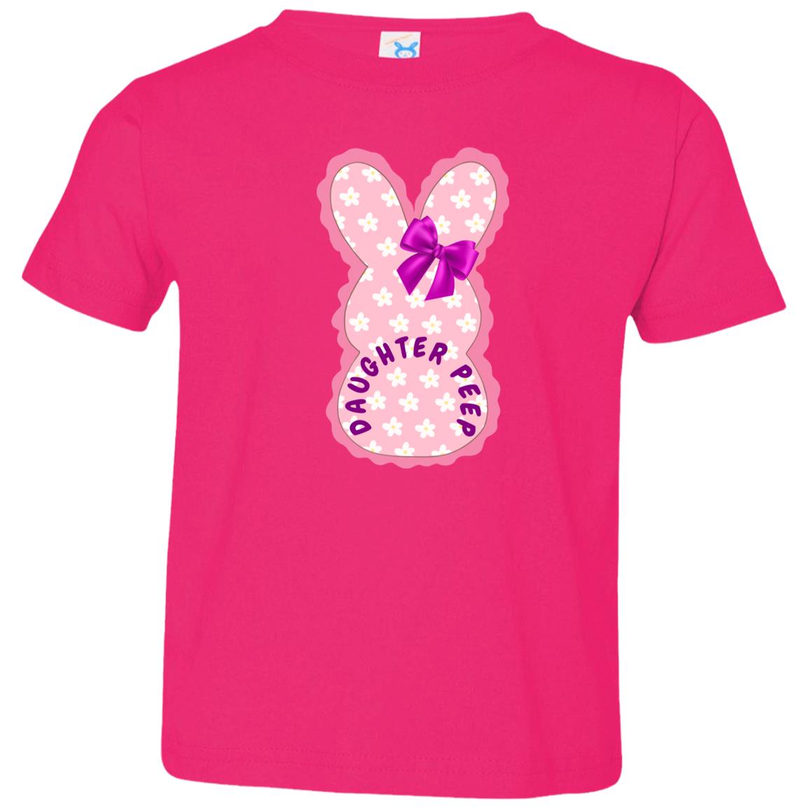 Easter Daughter Peep Toddler Tee- Mommy and Daughter Matching Easter Tees