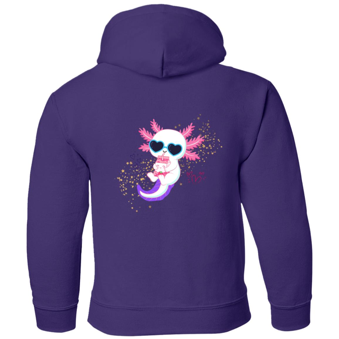 l Love Axolotls Youth Pullover Hoodie